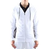 Osaka - Men Training Zip Hoodie - Wit - 100% Polyester