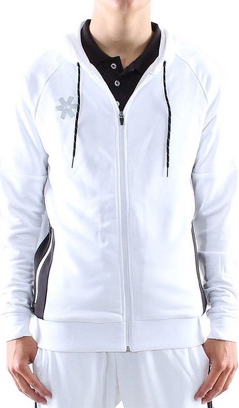 Osaka - Men Training Zip Hoodie - Wit - 100% Polyester