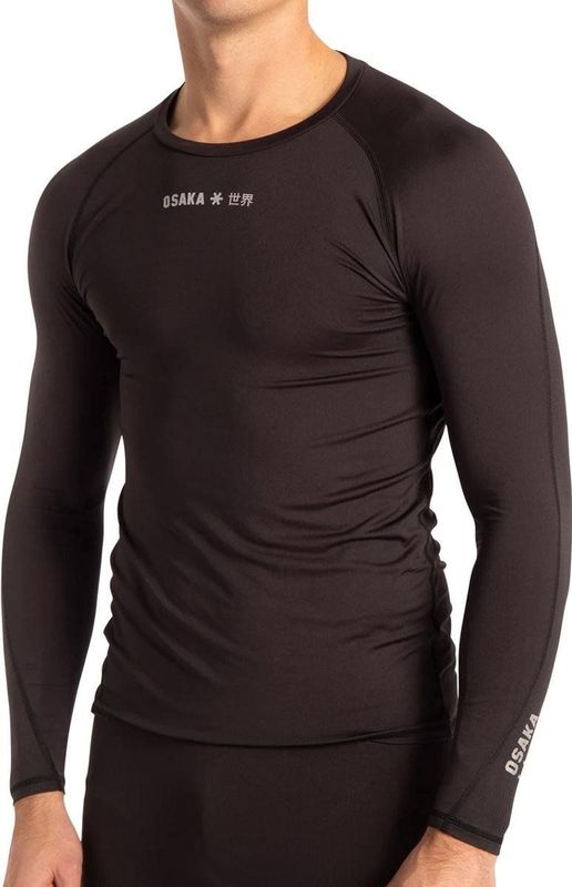 Osaka - Baselayer Top - Thermoshirt - Mannen - Zwart