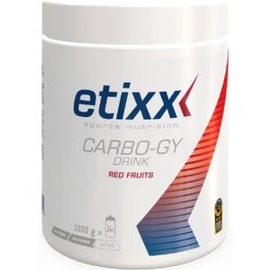 Etixx Carbo-gy Rood Fruit 1000g