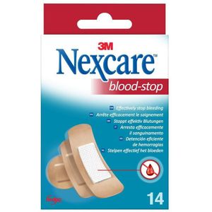 Nexcare Blood-Stop Pleisters 3 maten 14 stuks