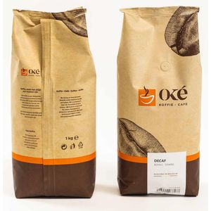 Oké koffiebonen, zak van 1 kg, Deca