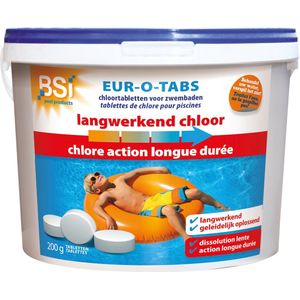 BSI Langwerkend Chloor 200 G Tabletten 10 KG