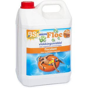 BSI - Micro Floc - Vlokkingsmiddel voor organische verontreiniging - Zwembad - Spa - Voor het uitvlokken van fijne niet-filterbare organische stoffen in uw zwembad of spa - 5 l