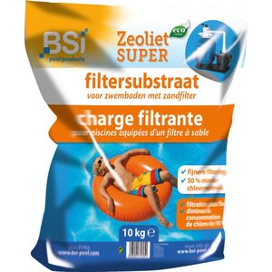BSI - Filtersubstraat zeoliet super - Zwembad - Spa - Fijne filtratie voor helder water - 10 kg
