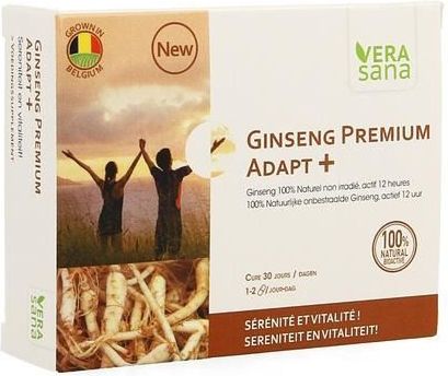 Ginseng - Premium Adapt - Voedingssupplement - Pure Ginseng - Actieve Ginsenosides