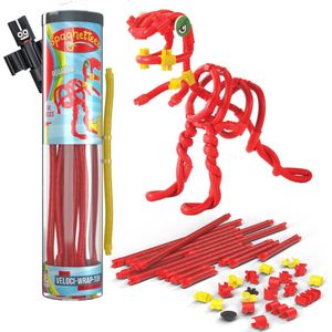 Spaghetteez Velociraptor Flexibele Bouwstaafjes, 34dlg.