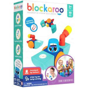 Blockaroo Magnetische Foam Blokken Boot Box, 10dlg.