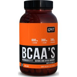 QNT BCAA's + Vitamine B6 - 100 Capsules