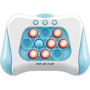 Pop or Flop - Gameconsole - Blauw - Draagbaar Spel - 4 Verschillende Spellen