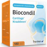 Biocondil chondroitine/glucosamine vitamine C Inhoud: 180tb Merk: Trenker