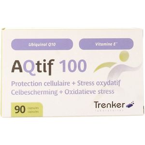 Aqtif 100 Caps 90 | Ubiquinol Supplement | Celenergie & Antioxidant