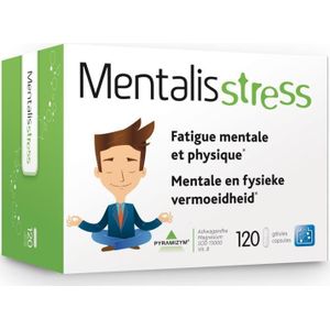 Trenker - Mentalis Stress Capsules - 120 Stuks - Voedingssupplement - Ashwagandha