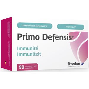 Primo Defensis Zuigtabletten 90 Nf - Natuurlijke Weerstandsbooster met Aardbeiensmaak