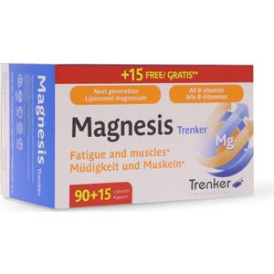 Trenker Magnesis Capsules 90Caps +15Caps Gratis