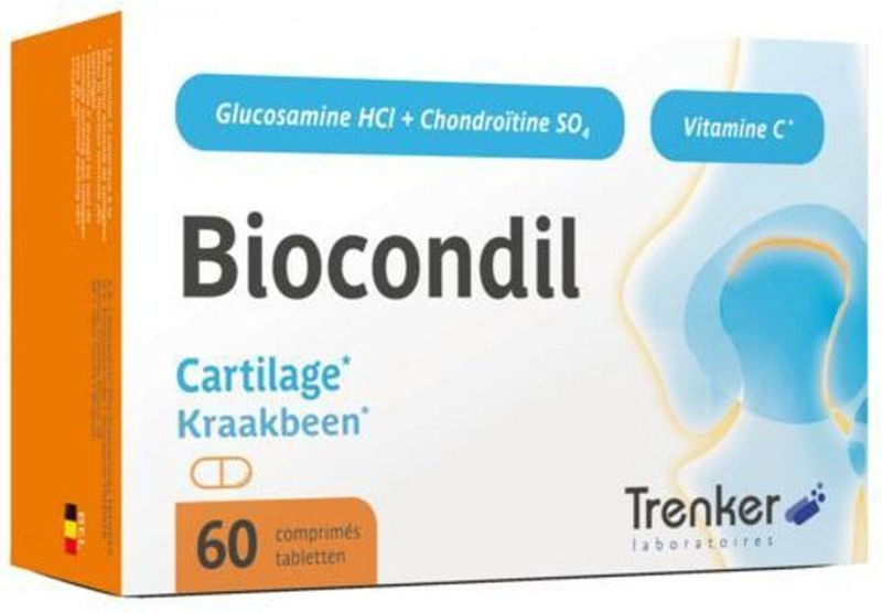 Trenker Biocondil chondroitine/glucosamine vitamine C 60 Tabletten