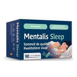 Trenker Mentalis Sleep Ashwagandha/Melisse/Melatonine  doos 90 tabletten
