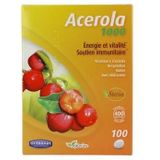 Acerola 1000 - Vitamine C Tabletten - Natuurlijke Bron - Kers en Zwarte Bessen Smaak