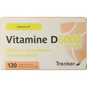 Trenker - Vitamine D6000 - Vitaminepreparaat - 75 mcg - 30 Tabletten