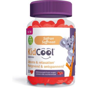 KidCool Gummies - Rode Vruchtensmaak - Voedingssupplement - 30 mg Saffraanextract