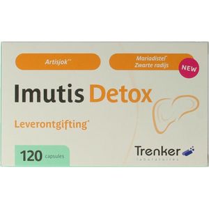 Imutis - Detox Supplement - 60 Capsules - Mariadistel Artisjok Zwarte Radijs