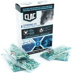 Rodi Clac Granen Strong / Forte 150gram - Rattengif - Muizengif - Muizenkorrels - Blauwe muizen korrels - Gif voor ongedierte - Muizenbestrijding