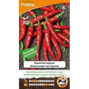 Protecta Groente zaden: Spaanse peper van Cayenne