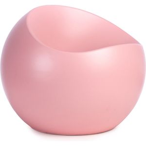 XLBoom Roze Mat Ball Chair - Loungebank - Gerecycleerd ABS - 55 × 55 × 50 cm