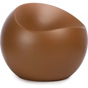 XLBoom Amber Mat Ball Chair - Loungebank - Gerecycleerd ABS - 55 × 55 × 50 cm