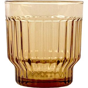 XLBoom Lima Tumbler Set Waterglazen - Vaatwasserbestendig - Licht Amber - 2 Stuks - 480ml