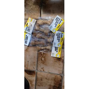 buffelhuid knoop hondensnack 13 cm 5 stuk