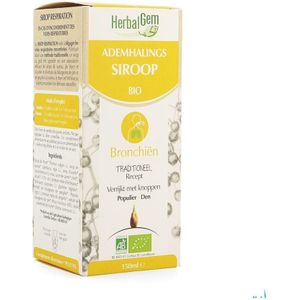 Herbalgem Siroop Ademhaling Bio Kind-volw 150ml