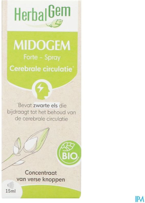 MIDOGEM FORTE - Antioxidanten - Zwarte Els - Zwarte Bes - Wilde Roos - Laurier