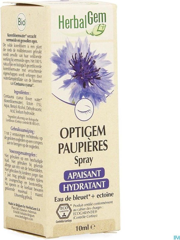 Optigem - Oogledenspray - Kleurloos - Hydraterend