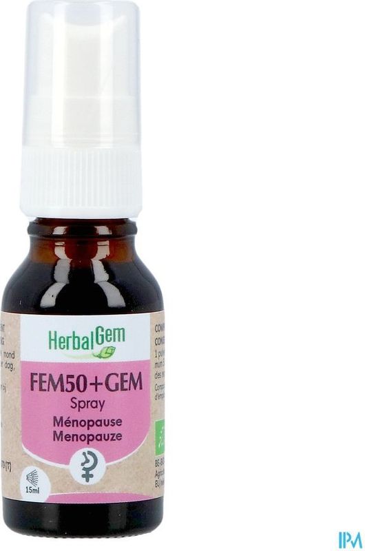 FEM50+GEM - Menopauzemiddel - Knoppenextracten - Appelboom - Rode Bosbes