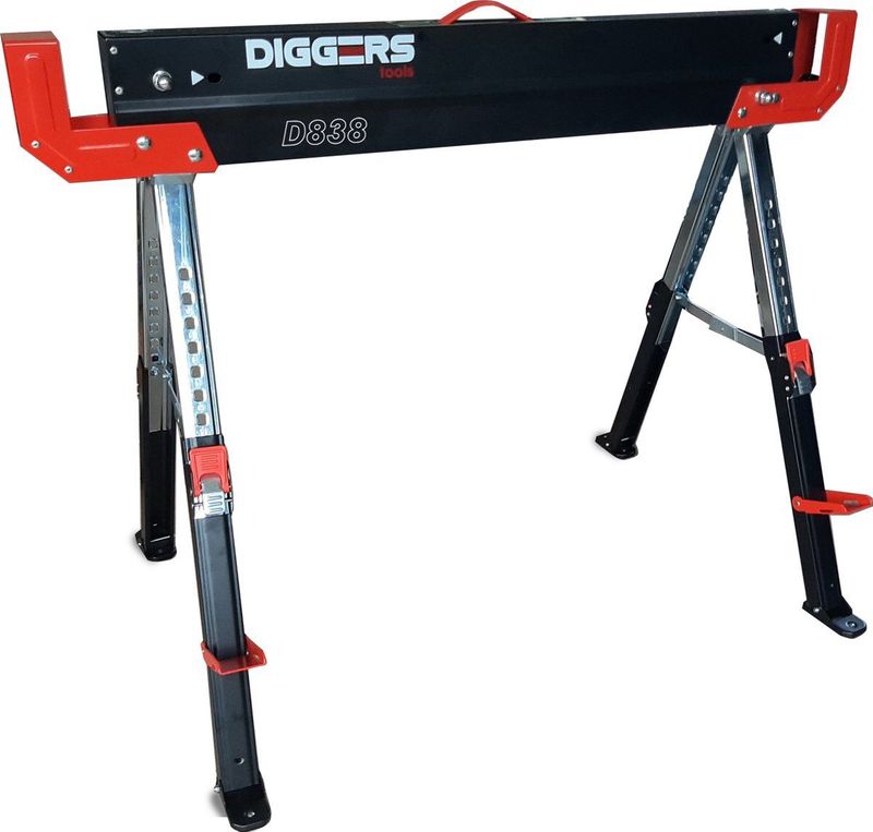 Diggers - Zaagbok - 600kg - Verstelbaar - Set van 2