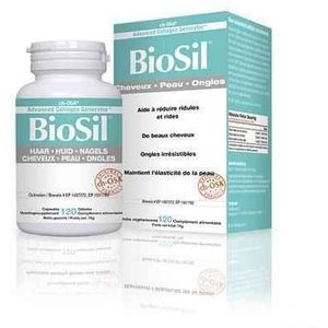 Biosil Voedingssupplement Haar-huid-nagels 120 Capsules