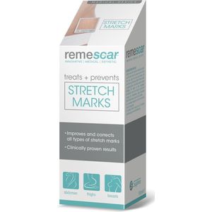 Remescar Stretch Marks - Littekencreme om littekens en striemen te verwijderen, Striae crème en litteken verwijderaar, Littekenzalf, ook voor striemen tijdens zwangerschap, 100 ml