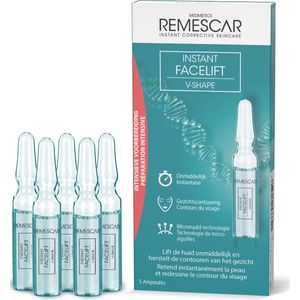Remescar - Instant Facelift V-Shape - Gezichtsampullen - 5 Stuks