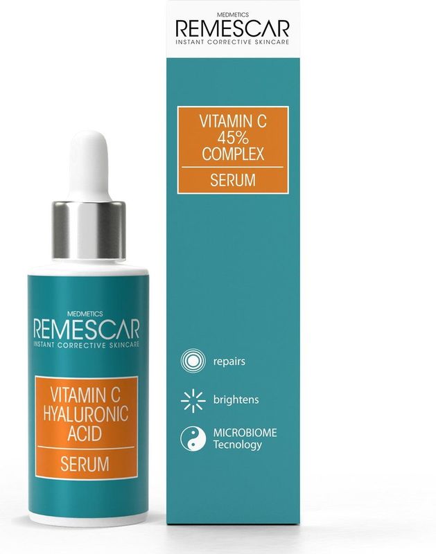 Remescar - Vitamine C Serum - Gezichtsverzorging - 30 ml - Met Hyaluronzuur