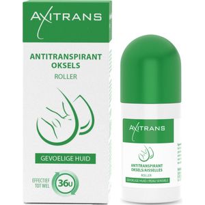 Axitrans Roller - Anti Transpirant Roller voor mannen en vrouwen, anti zweet en parfumvrij, voor gevoelige huid, onmiddelijk effect, 20 ml
