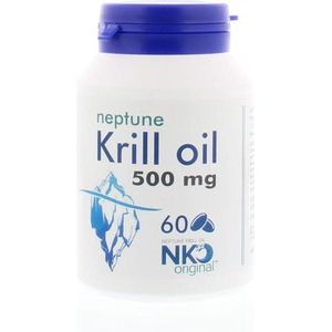 Soria Neptune Krill Oil 500 mg 60 Parels - Soria Bel