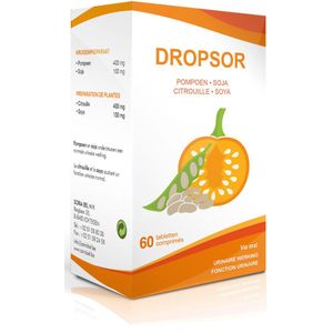 Soria Natural Dropsor tabletten 60tb