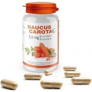 Daucus Carota Capsules - Voedingssupplement - Antioxidant - 60 Stuks