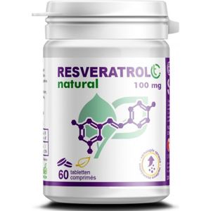 Soria Natural Resveratrol 100 ct mg 60 tabletten
