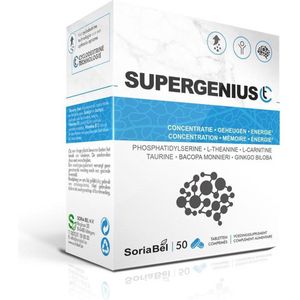 L-Carnitine - Supergenius CT - Voedingssupplement - 60 Tabletten - Plantaardige Ingrediënten