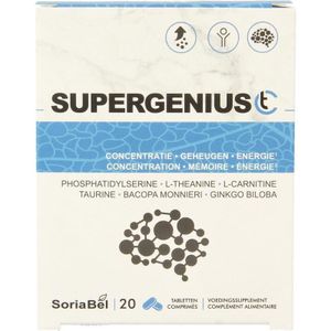 Soria Supergenius CT 20 tabletten