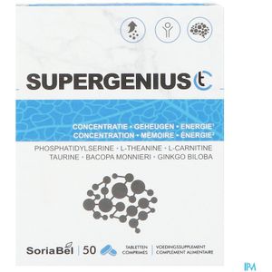 L-carnitine - Supergenius - Ondersteuning Geheugen - 30 Tabletten