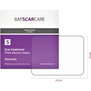 BAPSCARCARE S - Siliconen Pleister - Transparant - Medische Toepassing