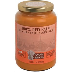 Aman Prana - Rode Palm Olie - Biologisch - 1600 ml